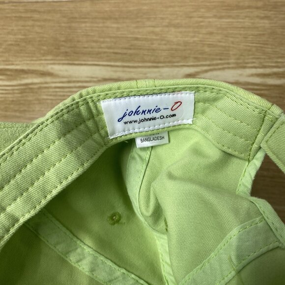 Johnnie-O Cap Mens Adjustable Hat Green Beach Surfing Summer Embroidered Logo - Picture 3 of 6